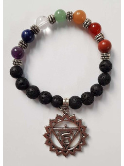 Handgefertigtes Zweck Armband Chakra Symbol