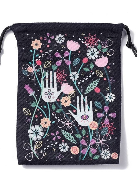 Tarot Blume Aufbewahrungstasche 18cm X 14cm