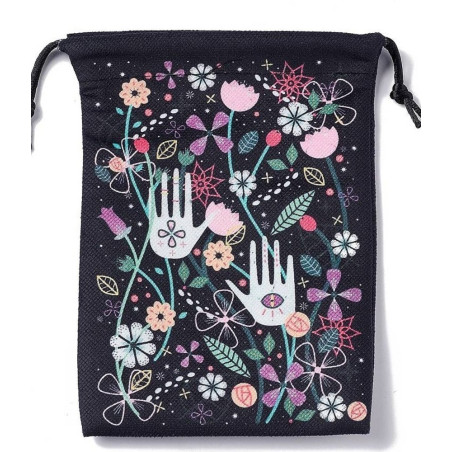 Tarot Blume Aufbewahrungstasche 18cm X 14cm
