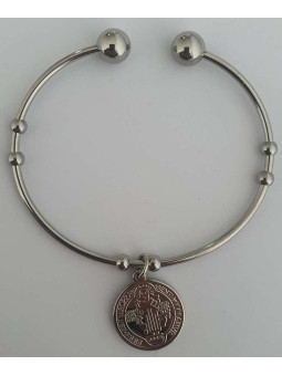 Edelstahlarmband Handgefertigt von Purpose Saint Benedict