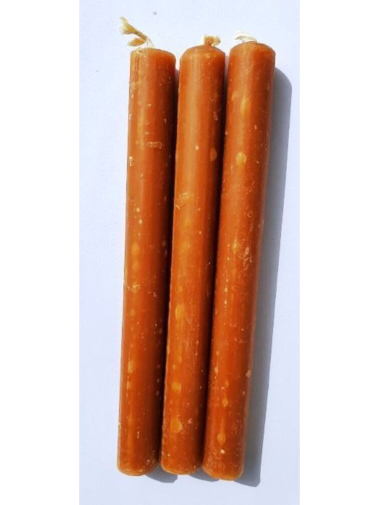 Handgemachte Honig Kerze groß 31x2cm