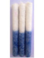 Blau-weiße Salzkerze