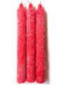 Rote Salzkerzen