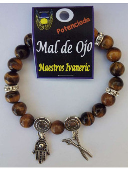 Handgefertigtes Armband der Absicht gegen das Böse Auge