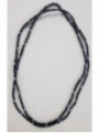 Schwarze Halskette mit Perle
