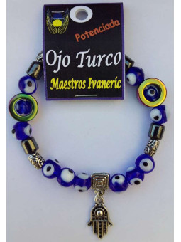 Handgefertigtes Armband Türkisches Auge Zweck