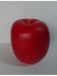 Rote Apfelkerze