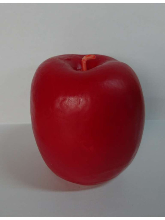 Rote Apfelkerze