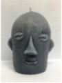 Graue Eleggua-Kopfkerze.