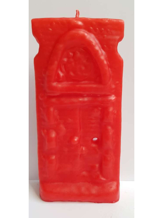 Rote Türöffner-Kerze.