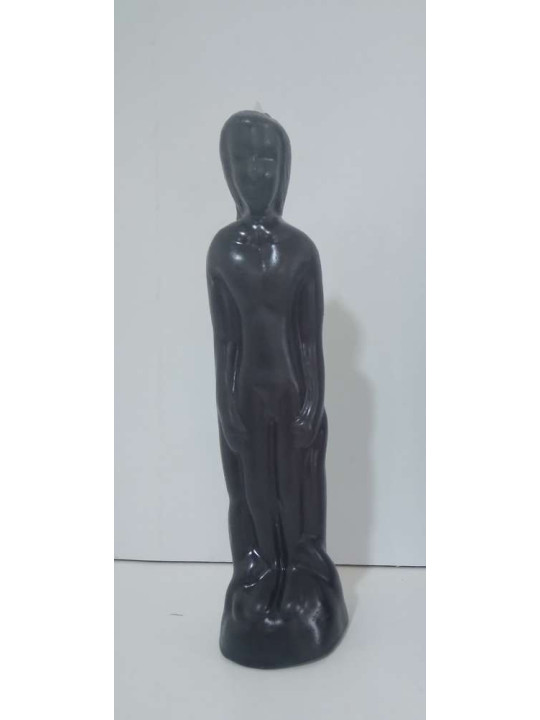 Große Schwarzer Mann Kerze 19cm