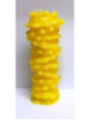Thousand Knot Gelbe Kerze. 6 x 15 Zentimeter