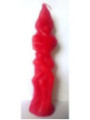 Großes Paar ineinander verschlungen Rot Männlich Weiblich 27 cm.