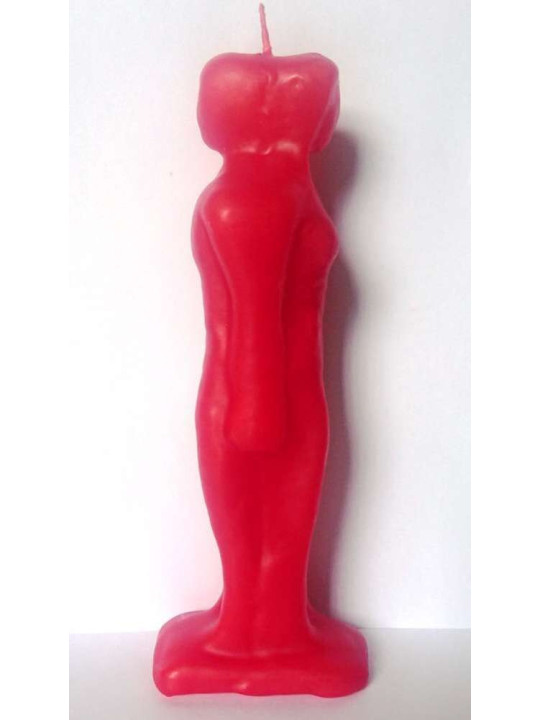 Mann-Frau-Trennung-Paar-Kerze Rot 18cm