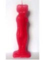 Mann-Frau-Trennung-Paar-Kerze Rot 18cm