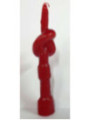 Rote Knotenkerze 20 Zentimeter
