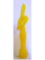 Gelbe Knotenkerze 20 Zentimeter