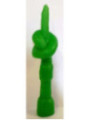 Grüne Knotenkerze 20 Zentimeter