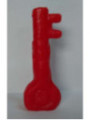 Rote Schlüsselkerze. 18 Zentimeter