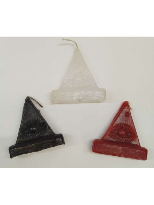 Kerze Figur Craft Pyramide Kerze mit rotem Auge