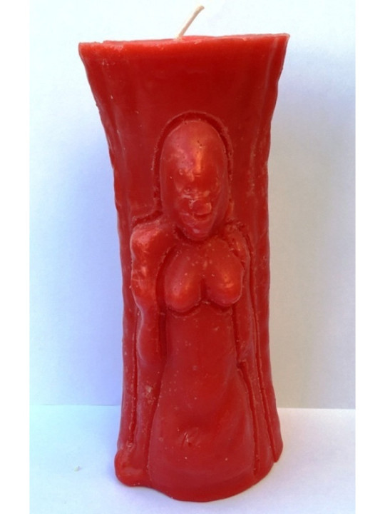 Kerze Figur Boralbor Rot 15x6cm