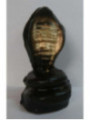 Schwarze Kobra. 15 cm hoch x 8 cm Basis