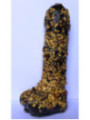 Schwarze Phalluskerze mit Chile. Gegen Untreue