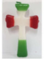 St.-Georgs-Kreuz Kerze 3 Dochte. 15,5cm