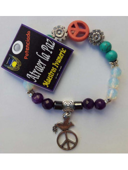 Handgefertigtes Armband für Frieden anziehenden Zweck