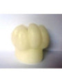 Knoblauch-Kopf-Kerze .