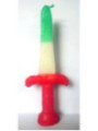 Handgefertigtes Wachsschwert Sankt Georg, 24 cm, Öffnungswege