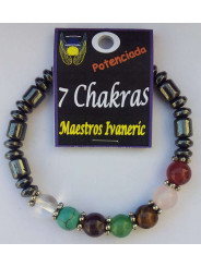 Handgefertigtes 7-Chakra-Zweck-Armband