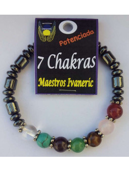 Handgefertigtes 7-Chakra-Zweck-Armband