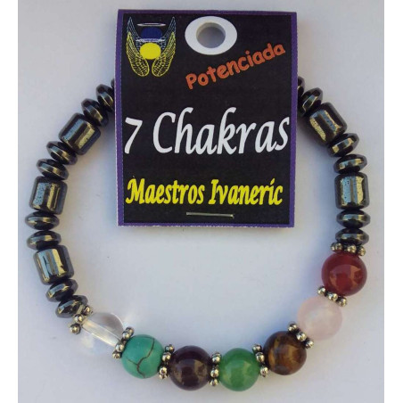 Handgefertigtes 7-Chakra-Zweck-Armband