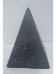 Schwarze Pyramide Kerze, 10cm Basis x 13cm Höhe, Anti-Negativitäten Straßenöffner