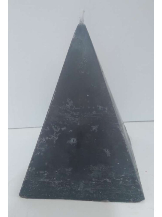 Schwarze Pyramide Kerze, 10cm Basis x 13cm Höhe, Anti-Negativitäten Straßenöffner