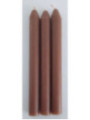 Braune Artisan-Kerze 15cm