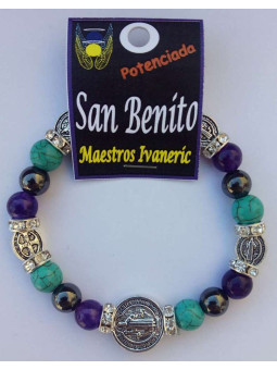 Handgefertigtes Armband Mystic Saint Benedict