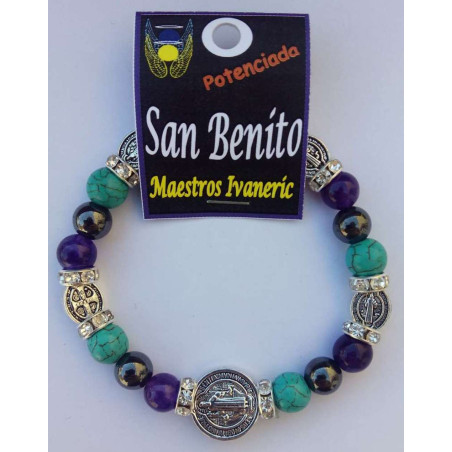 Handgefertigtes Armband Mystic Saint Benedict