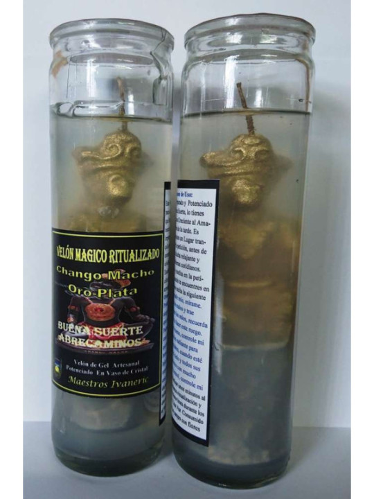 Magische Gel-Kerze, Chango Macho