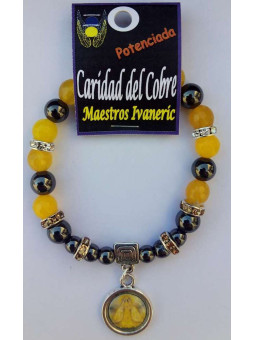 Handgefertigtes Armband Mystic of the Virgen Caridad del Cobre (Unsere Liebe Frau der Nächstenliebe von El Cobre)