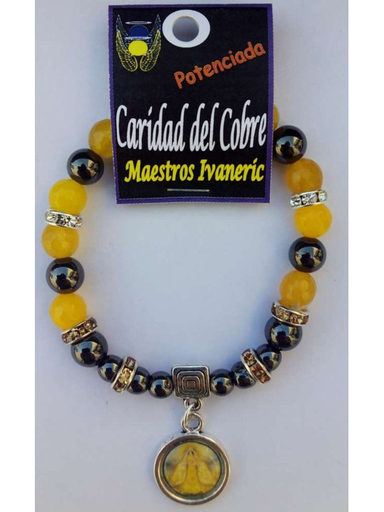 Handgefertigtes Armband Mystic of the Virgen Caridad del Cobre (Unsere Liebe Frau der Nächstenliebe von El Cobre)