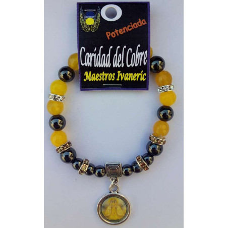 Handgefertigtes Armband Mystic of the Virgen Caridad del Cobre (Unsere Liebe Frau der Nächstenliebe von El Cobre)