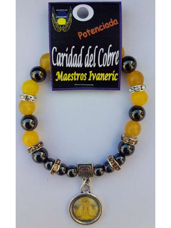 Handgefertigtes Armband Mystic of the Virgen Caridad del Cobre (Unsere Liebe Frau der Nächstenliebe von El Cobre)