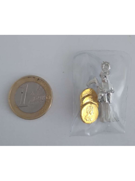 Heiliger Tod Silber eingekapselt Amulett. Gerechtigkeit in den Projekten.
