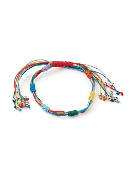 Armband der 7 Knoten 7 Farben. Schutz und Wegöffner