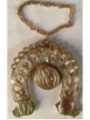 Amulett Hufeisen des Heiligen Benedikt. Home Business Schutz. 10x8 cm