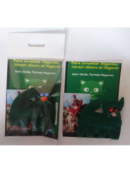 Grünes Katzenfetisch-Amulett, steigert das Geschäft