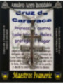 Handgefertigter Talisman aus Edelstahl, silbernes Caravaca-Kreuz 3,20 cm