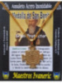 Handgefertigter goldener Talisman aus Edelstahl, San Benito